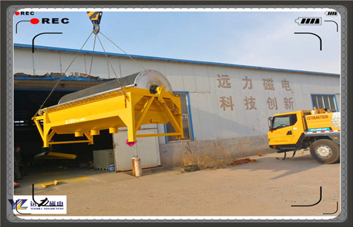 磁選機，永磁筒式磁選機，xctb—1050×1000半逆流型濕式弱磁場永磁筒式磁選機