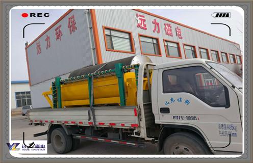 濕式磁選機，福建濕式高強磁磁選機_釩鈦鐵礦福建濕式高強磁磁選機型號參數(shù)及磁場強度 